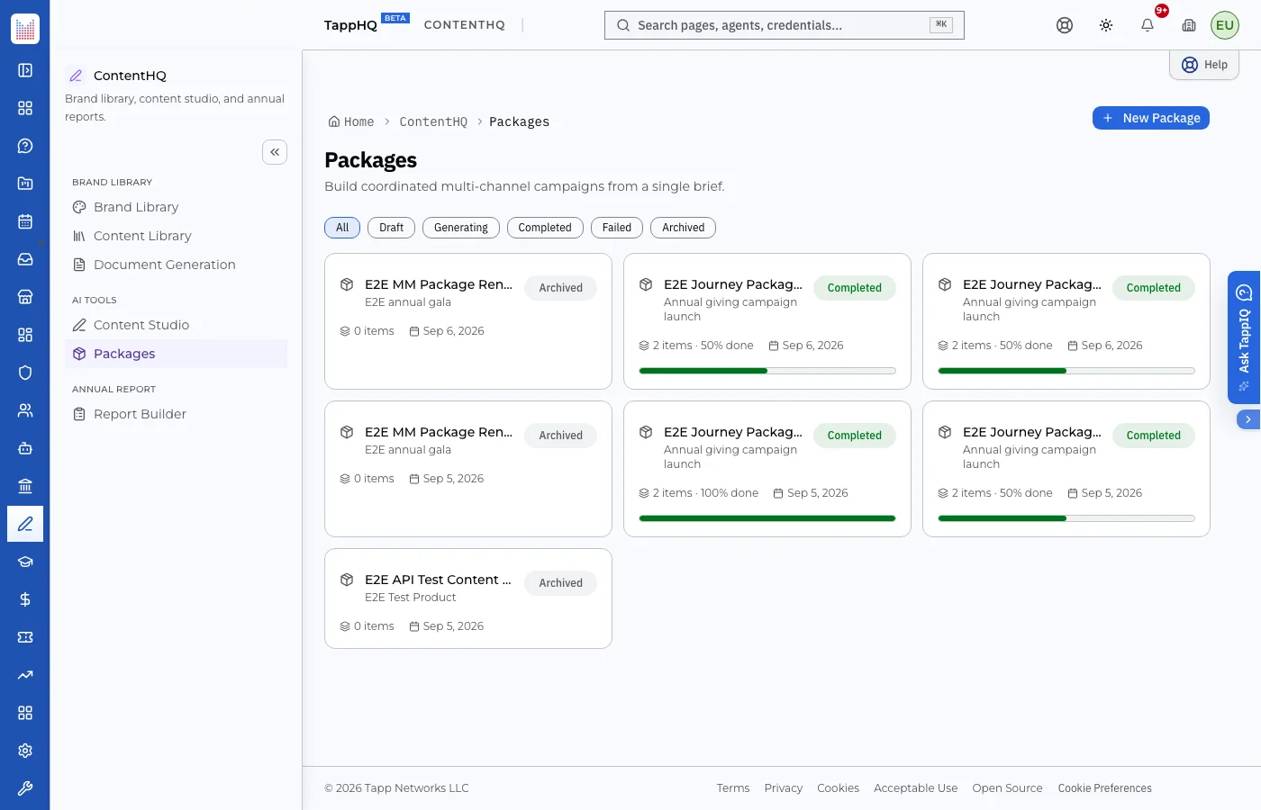 Content Library unified browse
